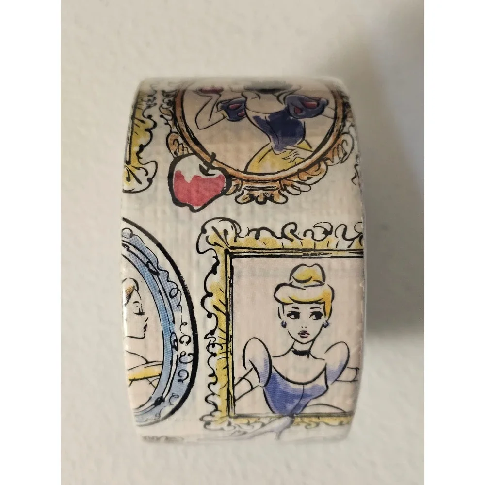 New Sealed 1 Roll Disney Princess Duck Duct Tape 1.88
